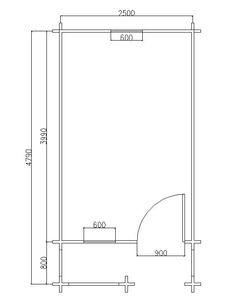 Cabane en bois rustique préfabriquée, prête à être habillée, avec vue sur le lac, <span class=keywords><strong>chalet</strong></span> avec fenêtres panoramiques et lucarne - Product Image 6
