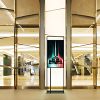 Tablero de señalización digital de 43 pulgadas, soporte táctil, señalización digital libre, señalización digital LCD, suelo de pie