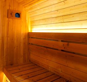 ห้องซาวน่ากลางแจ้งไม้ซีดาร์แดง ดีไซน์ทันสมัย สำหรับ 4 คน พร้อมไฟ LED - Product Image 4