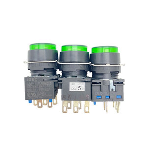 Interrupteur à voyant lumineux Yaskawa vert 5V DC LED pour commande manuelle de robot - Product Image 2