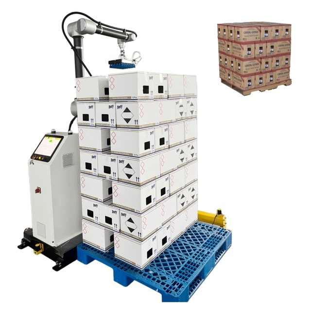 Industrial Collaborative Robotic Cobot Automatic Container Handling Pallet Stacking Robot Machine