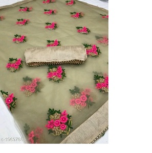 Ropa étnica Saree Party Wear Wedding ApparelGarment - Product Image 5