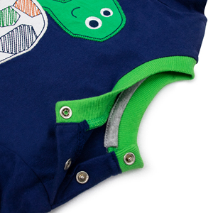 Bé Cậu Bé Toddler Đã Được Phê Duyệt Tùy Chỉnh OEM 100% Cotton Chống Cháy Động Vật In Áo Thun Trang Phục - Product Image 3