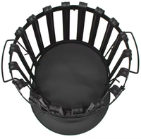 Brasero portable de haute qualité fabriqué en usine, avec revêtement en poudre, barbecue avec fourche à feu pour se réchauffer