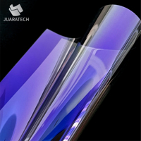 Película de Vidrio Automotriz Camaleón con Cambio de Color Rosa/Azul, 83% VLT, con Rechazo de Calor Solar y Protección UV