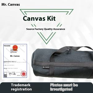 소형 캔버스 공구 가방, 두꺼운 헤비듀티 휴대용 전기 기사 가방, 맞춤형 OEM 대형 핸드백, 새로운 원형 기능 포함 - Product Image 4