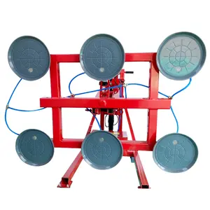 Electric Manual Glass Vacuum Installation Robot Glass Suction Cup Sheet Tube Lifter Robot Trolley Price