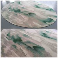 Elegant Designer Custom Made Hotel Corridor Viscose Area Rug Runner Premium Quality Contemporary Floor Decor