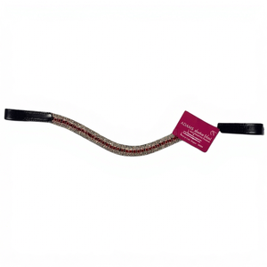 Brida de Cuero de Excelente Calidad con Diadema de Cristal de 5 Hileras, Productos Ecuestres Premium - Product Image 1