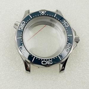 Nouveaux accessoires de montre en acier inoxydable de 42 mm avec boîtier NH35, montre de plongée, lunette en céramique, mouvement NH36/NH35/4R 35/4R36, diamètre du boîtier - Product Image 4