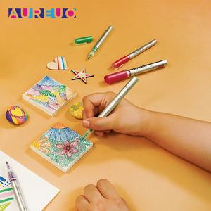 Set <span class=keywords><strong>di</strong></span> 12 Pennarelli Acrilici Phoenix con Punta Extra Fine da 0,7mm, a Base d'Acqua, Sicuri per Disegno Artistico - Product Image 6