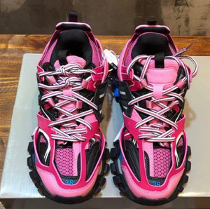 Zapatillas Deportivas de Lujo Originales 2026 para Hombre y Mujer, Modelo 3.0 Triple Blanco con Plataforma Iluminada, Diseño Track 3 - Product Image 1