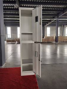Armoire murale en acier à 2 portes, design de casier métallique pour vestiaire, utilisation en salle de sport - Product Image 6