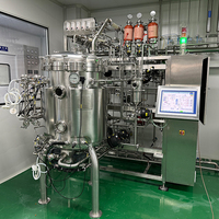 Bioréacteur à disque en fibre de 20L-5000L en acier inoxydable, appliqué aux produits sécrétés cellulaires, aux protéines génétiques recombinantes et aux virus, pour laboratoire