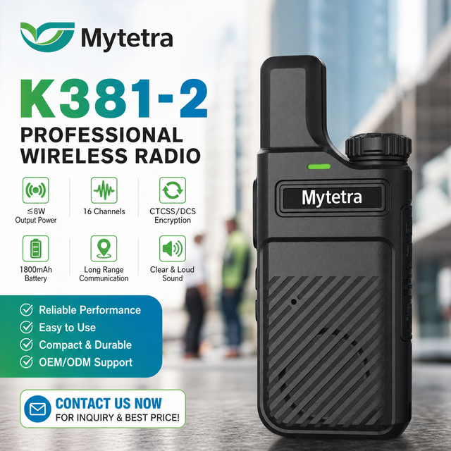 MYT N381 Home Wireless Intercom Analog Walkie Talkie Long Range Two Way Radio for Warehouse Logistics