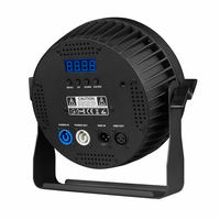 Nouveau 2024 – Projecteur PAR LED silencieux en aluminium 18x DMX512 RGBWA UV 6-en-1, CRI 90, 10000 Lumens