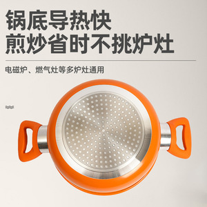 Maifan Stone Cookware Set Aluminum Alloy Non-Stick <b>Induction</b> Compatible Frying <b>Pan</b> Three Piece Household Kitchen Set - Product Image 4