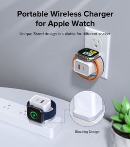 Chargeur USB HNT PD20W à double port, prise US/UK/EU/AU, chargeur mural 3 en 1 GaN, charge rapide sans fil pour Apple Watch, chargeur pour <span class=keywords><strong>iPhone</strong></span> - Product Image 6