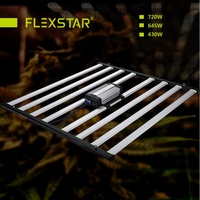Stokta abd kanada Flexstar 1000W 800W 720W 645W 2800umol/s Samsung 301h 301b tam spektrum yüksek PPFD kısılabilir ışık büyümeye yol açtı