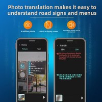 Dispositivo de Traducción Electrónica Instantánea de Voz Bidireccional Portátil A40Lite, Traducción de Idiomas con IA Inteligente Automática en Tiempo Real para Viajes