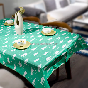 Nappe en flanelle PEVA, imperméable, <span class=keywords><strong>film</strong></span> PVC non tissé, décoration de table à l'arrière, fête d'arbre de noël, fête de vacances - Product Image 1
