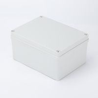 Boîtier de distribution d'alimentation étanche IP67 en ABS 125*125*100mm pour l'intérieur et l'extérieur, boîtier pour instruments électroniques de surveillance