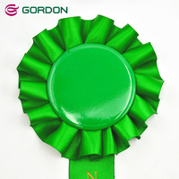 Rubans Gordon 5 CM, Badge Rosette en Satin, Médaille Personnalisée, Récompenses de Reconnaissance, Écologique, Haute Ténacité, Concours Équestres