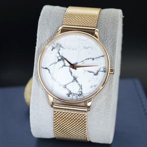 Reloj Analógico Ultrafino de Mármol para Hombre, Caja de Acero Inoxidable, Resistente al Agua, Regalo de Cumpleaños para Hombre - Product Image 2