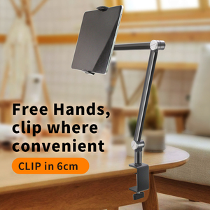 Soporte Ajustable <span class=keywords><strong>para</strong></span> Teléfono con Brazo Flexible, Rotación de 360°, Soporte <span class=keywords><strong>para</strong></span> <span class=keywords><strong>iPad</strong></span>, Soporte <span class=keywords><strong>para</strong></span> Teléfono Móvil <span class=keywords><strong>para</strong></span> Oficina, Estudio, Tienda - Product Image 3