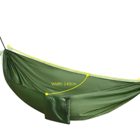 Hamac à corde ultra-fin à ouverture rapide, balançoire portable d'été pour l'extérieur, grand hamac de camping et de randonnée, capacité de 200 kg