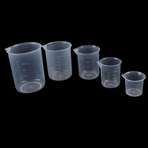 Bécher en plastique jetable de 50 ml, petit, <span class=keywords><strong>empilable</strong></span>, réutilisable, articles de laboratoire en plastique fabriqués en matériau PP - Product Image 4