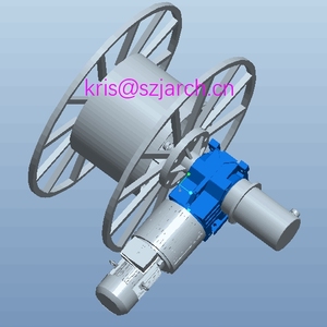 Système de tambour motorisé pour câble d'alimentation haute intensité 600A Huiyang pour l'exploitation minière avec empileurs-récupérateurs - Product Image 3