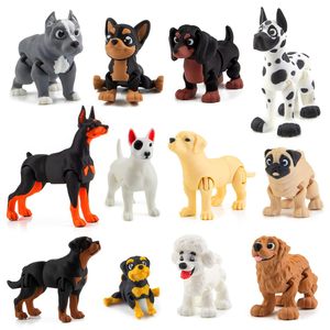 Set de 12 Modelos de Perros 3D Vashine, Juguetes Educativos Creativos y Divertidos para Niños, Perros Flexibles Impresos en 3D, Decoración para el Hogar, Juguetes para Niños - Product Image 3