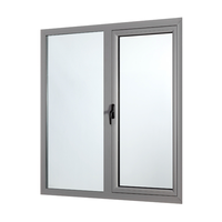 Grandes fenêtres coulissantes OEM ODM personnalisées en verre moderne commercial à haut rendement énergétique pour l'extérieur de la cuisine de bureau
