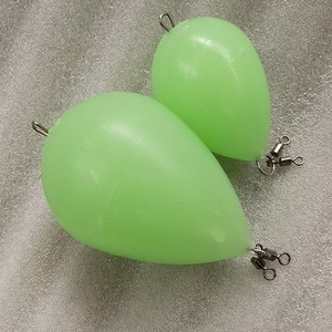 Dispositivo de Ayuda para Lanzar Señuelos, Flotador Luminoso <span class=keywords><strong>en</strong></span> Forma de <span class=keywords><strong>Huevo</strong></span> de PP Sólido que Brilla <span class=keywords><strong>en</strong></span> la Oscuridad, de Hundimiento Lento a Larga Distancia - Product Image 3