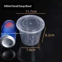Boîte à lunch en plastique transparente épaisse jetable de 1000 ml avec couvercle pour emporter