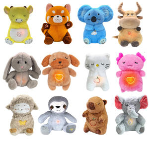 لعبة أطفال تتنفس على شكل دب مهدئ قرد قطيفة حركة إيقاعية لعبة طفل قرد تنفس قطيفة - Product Image 5