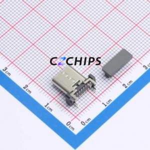 TYPE-C 16P LTH10.5-M 143 USB Connector SMD Connector Type-C Female Vertical Mount 16P - Product Image 2