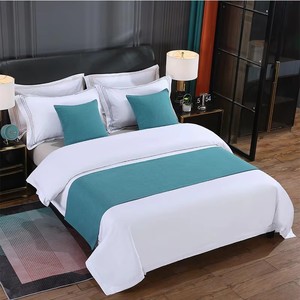 Venta al por mayor Ganga Hoteles Lujo Personalizado Camino de cama Colchas elegantes Camino de cama Acompañado de almohadas Juego de cama Hotel Runner - Product Image 3