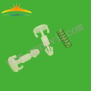 Tête ronde blanc En Plastique Push Snap Rivett avec printemps ventilateur dissipateur de Chaleur rivet 3.0MM MB-07U - Product Image 5