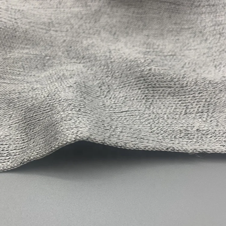 China 570gsm UHMWPE Gray Twill Slub Denim Fabric PE Coated Anti-Cut High Visibility High Strength Woven Industry Anti-Odor