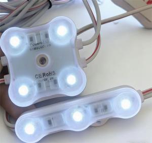 Módulo LED de 4 lámparas de 2 vatios y 200 lúmenes, de alta eficiencia y seguridad, con voltaje de 12V CC, utilizado para decoración publicitaria. - Product Image 1