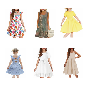 Nouvelles Robes d'Été pour Enfants, Lots Mixtes avec Expédition Aléatoire, <span class=keywords><strong>Vêtements</strong></span> pour Filles au Design Unique - Product Image 4