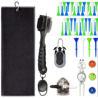 1 ensemble d'accessoires de Golf, brosse de Golf combinée avec outil de 10,5mm, marqueur de revêtement de bille, ensemble