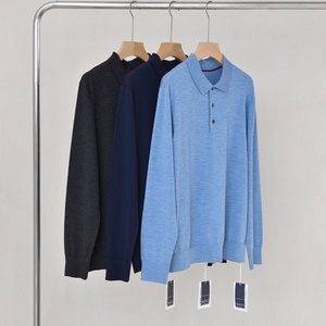 เสื้อสเวตเตอร์ไหมพรมผู้ชายแบบสวม แขนยาว สีสันสดใส ระบายอากาศได้ดี ซับเหงื่อ แห้งไว เหมาะสำหรับใส่ทำงานหรือลำลอง รุ่นใหม่ล่าสุด - Product Image 6