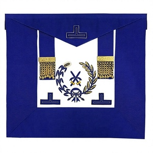 Grand Officers Undress Apron \ Hand Made Masonic Emblem Customize Aprons <b>Collar</b> and Sashes - Product Image 1