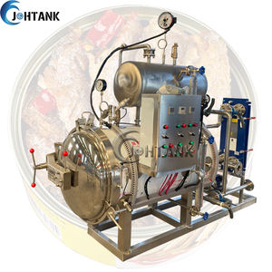 <span class=keywords><strong>Autoclave</strong></span> industriel de stérilisation en conserve de thon de poisson en conserve Stérilisateur de cornue en cascade d'eau de viande en conserve - Product Image 5