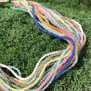 Cuentas de ópalo facetadas ojo de gato suelto 2mm 3mm 4mm collar fabricación de joyas cuentas de cristal para la fabricación de joyas - Product Image 3