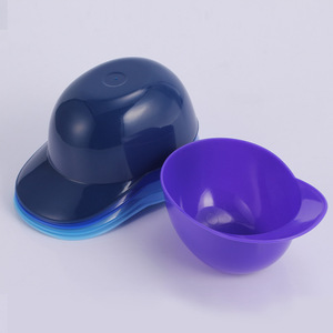 Tazón de plástico para helado de 240 ml con forma de gorra de béisbol, vaso para postre para empaque de alimentos para fiestas, libre de BPA - Product Image 2