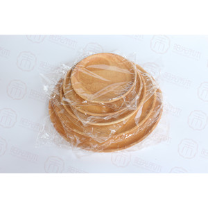 Platos Redondos de Madera de Caucho para Postres, Aperitivos, Frutas, Sushi, Pasteles, Uso en Hoteles, Cafeterías y Salones de Té, Solo Lavar a Mano - Product Image 5